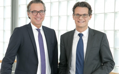 Generationenwechsel bei Salzburg AG: Horst Ebner (re.) löst August Hirschbichler ab. Leonhard Schitter (li.) wird Sprecher des Vorstandes.