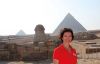 Foto: »Wir garantieren den Erhalt der historischen Substanz, weil wir wissen, was wir tun. Wenn ich an den Pyramiden arbeite, ist kein Platz für Fehler«, erklärt Margit Leidinger.