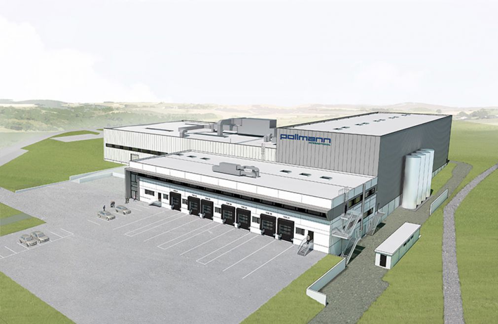 Neubau bei Pollmann International: "Industriebau ist ein Mannschaftssport". Bilder: Kurt Hörbst