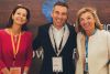 GastgeberInnen-Dreiergespann Christiane Noll, Avanade Austria, Michael Zettel, Accenture Austria, und Dorothee Ritz, Microsoft Austria.