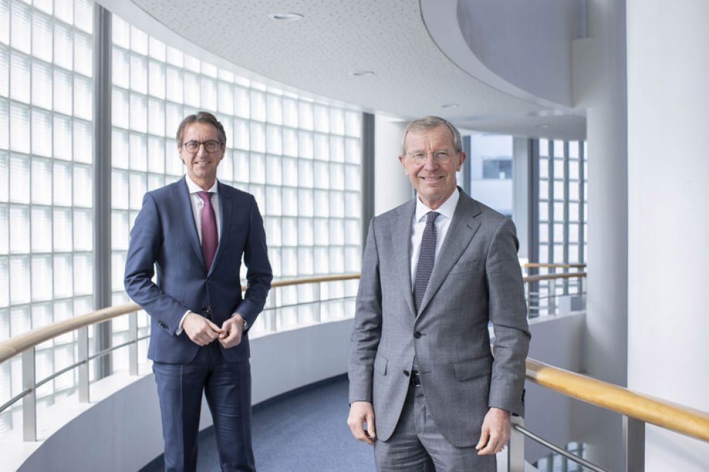 Salzburg AG-Vorstandssprecher Leonhard Schitter und Aufsichtsratsvorsitzender Wilfried Haslauer.