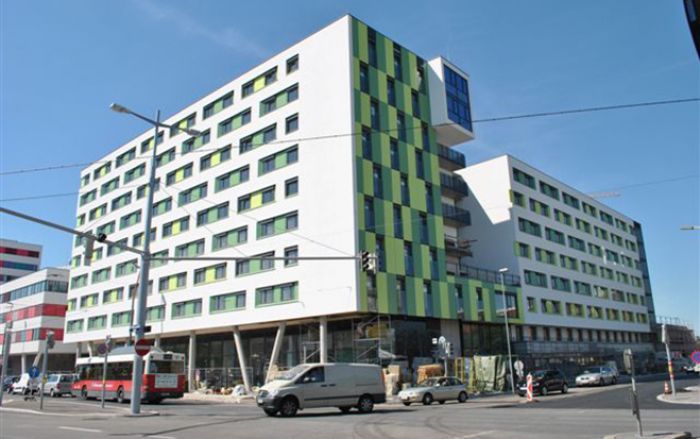 Lärmschutz im Neubau am Beispiel STAR 22 Wien. Foto: Franner Lärmschutz