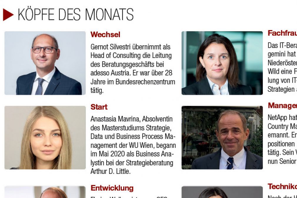Köpfe des Monats Juli 2020