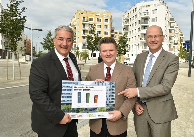 Studie zeigt hohe Wohnzufriedenheit in der Seestadt