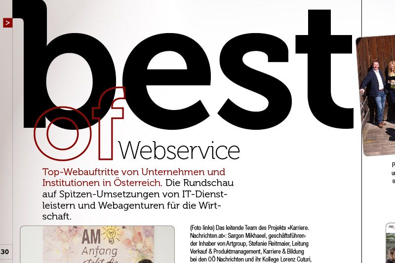 &quot;Best of Webservice&quot; aus Österreich