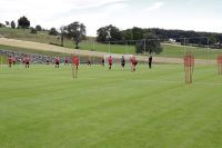 Foto: Das Trainingsgelände in Bad Tatzmannsdorf, wo sich das Frauennationalteam auf die Fußball-EM vorbereitete, wurde von STRABAG errichtet.