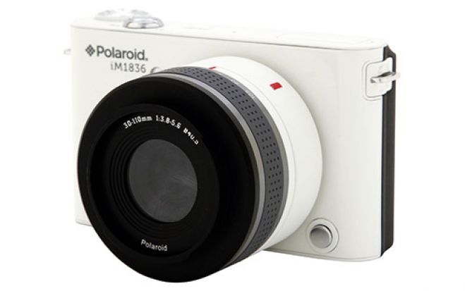(Foto: Polaroid) Auswechselbar sind bei der neuen Polaroid IM1836 nur die Objektive. Das Konzept der Kompaktkamera mit Wechselobjektiven und Androids-System ist neu.