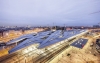 7.000 Tonnen Stahl, so viel wie beim Pariser Eiffelturm, wurden für das spektakuläre Dach des neuen Wiener Hauptbahnhofs verarbeitet.