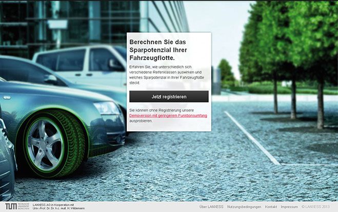 Mit dem „Lanxess Fahrzeugflotten-Rechner“ stellt der Spezialchemie-Konzern LANXESS ab sofort ein speziell für Flotten konzipiertes Kalkulationsprogramm zum Spritsparen zur Verfügung.