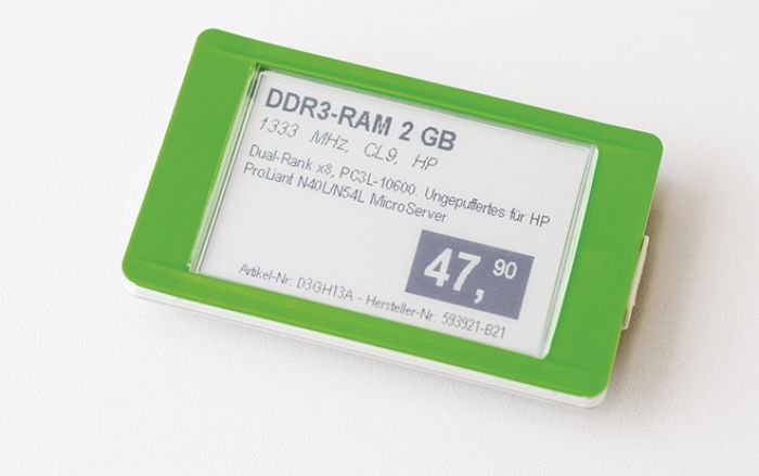 (Foto: Imagotag) Digital, sicher, individuell - das Label mit den vielen Gesichtern.