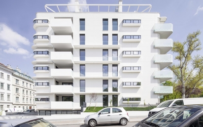 Mit der runden Fassadenlösung Eternit Eckwinkel eröffnen sich den Architekten völlig neue Gestaltungsmöglichkeiten.
