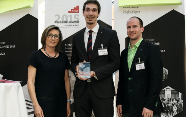 Martina Jochmann, Energiecomfort, mit Karl-Heinz Schaurhofer und Nikolaus Skarabela, Schachinger Logistik GmbH.