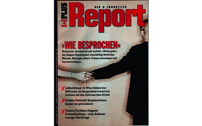 (Foto: Beigestellt) Bau &amp; Immobilien Report im Mai 2003: Warum die Baumaschinenbranche positiv in die Zukunft blickte und mit welchen Problemen die Massivbauer zu kämpfen hatten. 