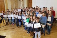 Biber-der-Informatik-Preisverleihung im Jahr 2016 in der TU Wien.