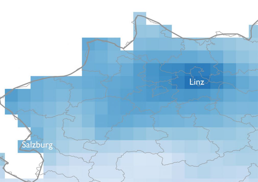 Auch Analysen des Umweltbundesamts zeigen eine deutliche Reduktion der NO2-Belastung bei verkehrsnahen Messstellen in Österreich.Grafiken: ESA/EPHA/James Poetzscher