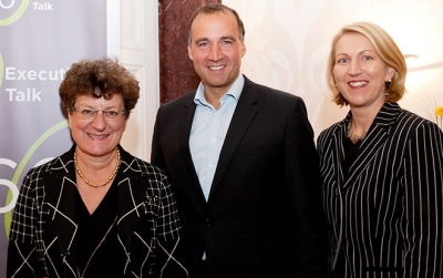 Zu IT-Themen diskutierten Regina Prehofer, Vizerektorin WU Wien, CSC-Austria-CEO Norbert Haslacher und Ulrike Huemer, CIO Stadt Wien.