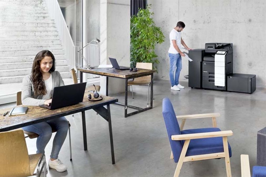 Konica Minolta bizhub i-Serie: neue, vernetzte Multifunktionsfarbsysteme