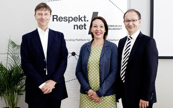Christian Matzka, Christina Köck und Martin Winkler (v.li.) freuen sich über das große Interesse an der Transparenz-Plattform.