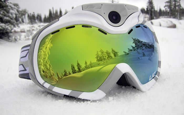(Foto: liquidimage) Die Schnee-Brille mit Full-HD-Videofunktion.