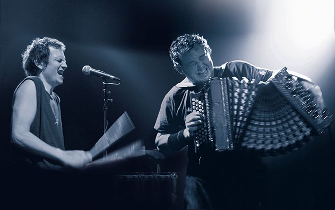 Das Duo Attwenger spielt am 5. September 2013 bei Würth auf. (Fotocredit: Attwenger)