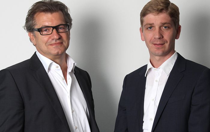 Erwin Greiml und Marc Heydrich bilden das neue Management des IT-Dienstleistungsunternehmens adesso. (Foto: adesso)