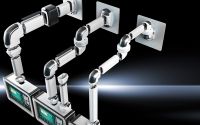 Rittal präsentierte das neue Tragarmsystem CP 60/120/180.