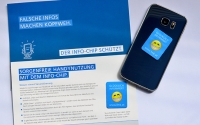 Foto: Das Wirkprinzip des gratis FMK-Info-Chips ist viel Information um kein Geld