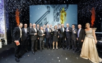Konfettiregen für die Preisträger der diesjährigen victor Gala in Baden.