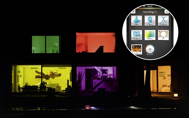 (Foto: Philips) Das richtige Licht für jede Stimmung. Mit dem LED-Lampen-Set Hue von Philips lässt sich das Licht zu Haus individuell einstellen.  