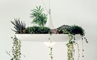 (Foto: oniprojects.com) Zuhause im Grünen. Mit der Babylon Lamp hängt man sich ein Stück Garten in die Wohnung. 