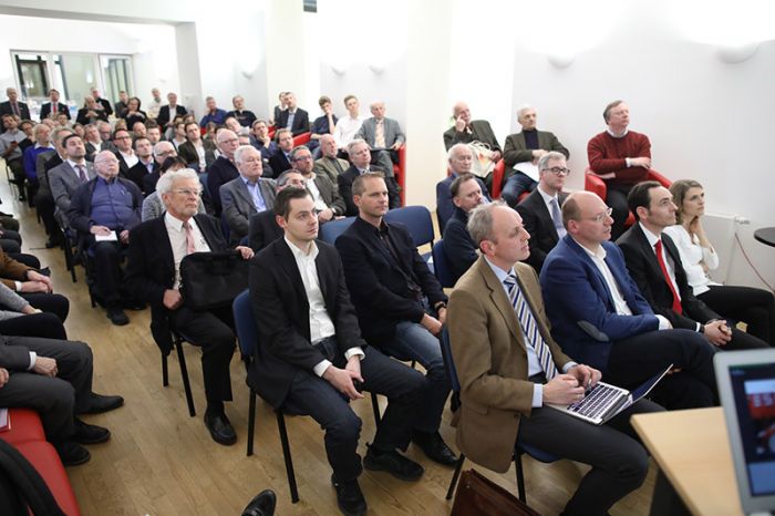 Über 100 Gäste beim OCG Jahresopening 2017 zum Thema „Automatisiertes Fahren“.