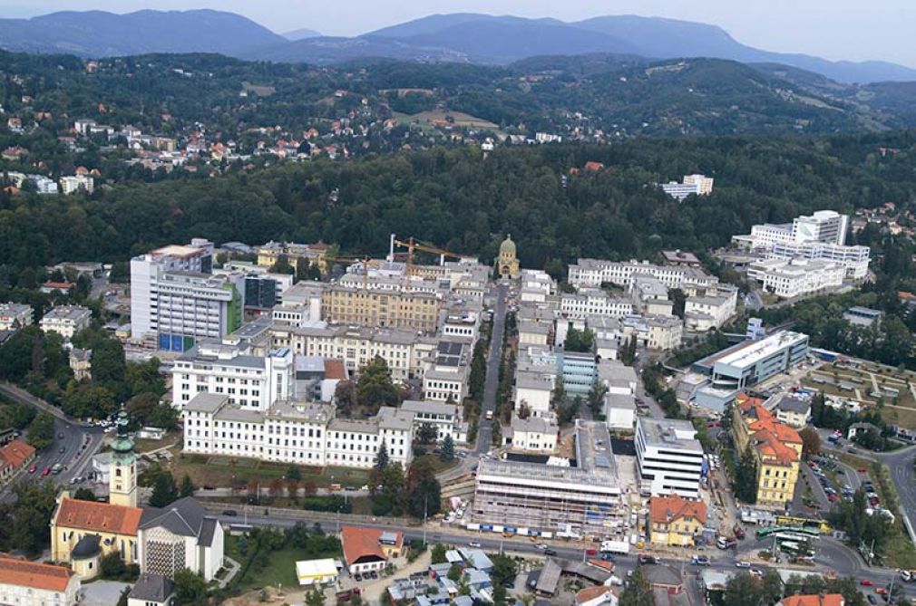 Foto: Größter Standort ist das Landeskrankenhaus (LKH) in Graz.