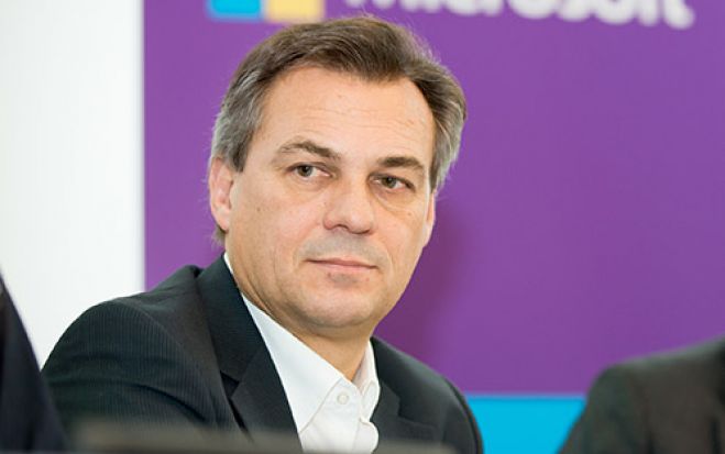 (Foto: fotodienst-Anna Rauchenberger) Georg Obermeier, Microsoft: »Office ist der Seismograf für Veränderungen in der neuen Welt des Arbeitens.«