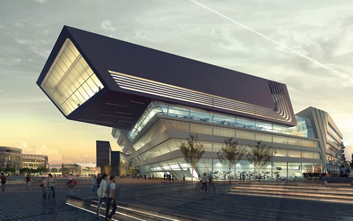 Mit dem Know-how der Unger Steel Group entstehen spektakuläre Bauten wie die neue Wirtschaftsuniversität von Zaha Hadid in Wien. 