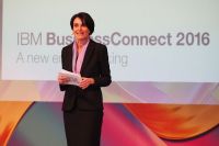 Tatjana Oppitz, Generaldirektorin IBM: »Entscheidungen werden künftig anhand kognitiver Lösungen getroffen.«