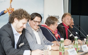 Rege Diskussion. Das Publikum zeigte großes Interesse an den Themen Elektromobilität und Verkehr.