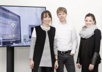 Foto: Die Speaker beim  Herbst-Event von Massive Art Stefanie  Püschel, Oliver Pretz und Anna Schoch.