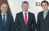 Stemmen das Datenwachstum gemeinsam: Volker Ziegler, Nokia Siemens Networks, Marcus Grausam, A1, und Sanne Stijve, Ericsson.